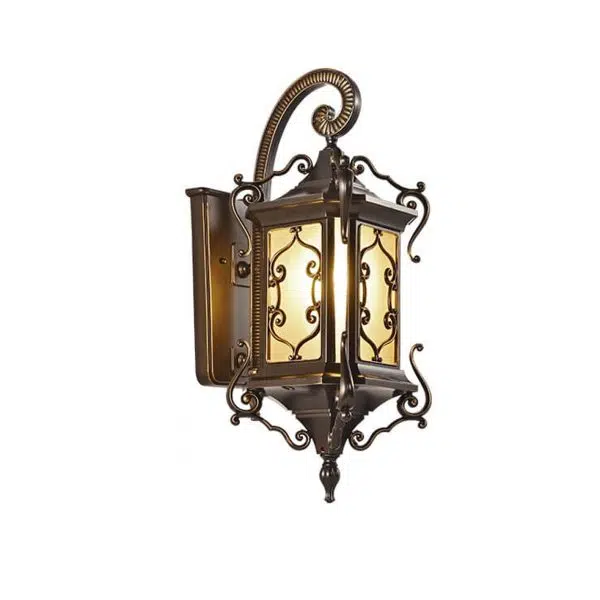 European Palace Outdoor Waterproof 1-Light Wall Sconce Lamp - Image 19