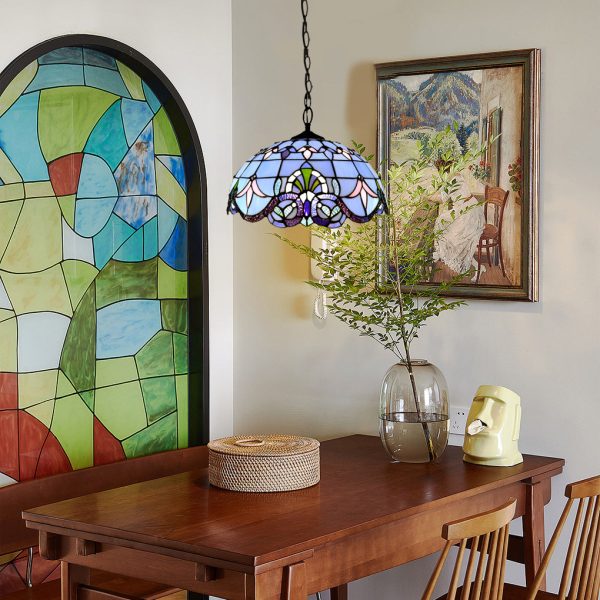 Handmade Welding Baroque Colorful Glass European Style Chandelier Lamp - Image 2