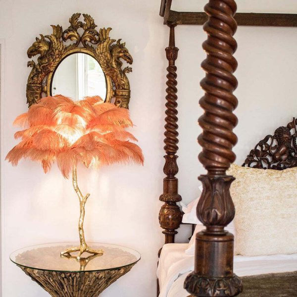O'Moore Nordic Luxury Unique Ostrich Feather Floor Lamp/Table Lamp - Image 17