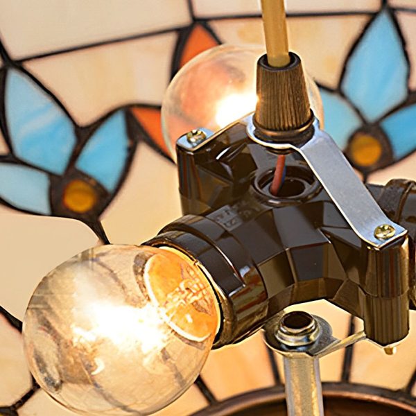 Handmade Welding Baroque Colorful Glass European Style Chandelier Lamp - Image 15