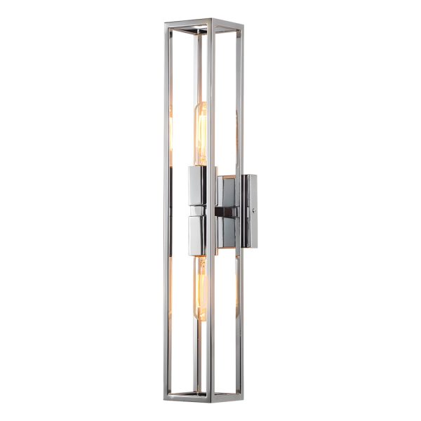 Simple Metal Frame Glass Shade American Style Wall Sconce Lighting - Image 12