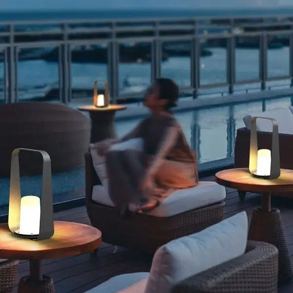 Waterproof USB Rechargeable LED Modern Outdoor Portable Lights Table Lamp - Image 4