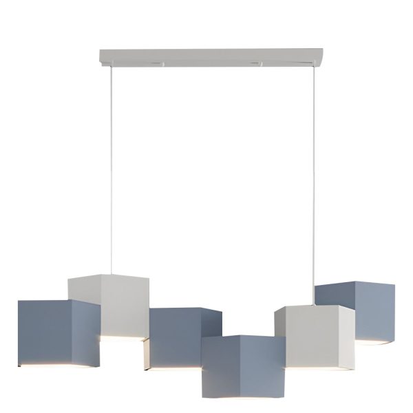 Creative Geometric LED Industrial Style Chandeliers Pendant Light Hanging Lamp - Image 8