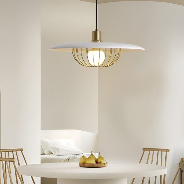 Creative Circular Electroplated Three Step Dimming Nordic Pendant Lighting - Image 2