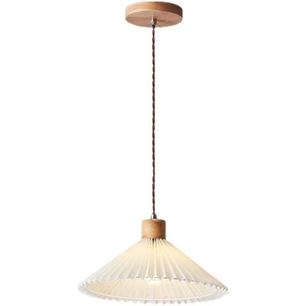 Nordic Minimalist Pleated Shade 1-Light Pendant Light - Image 13