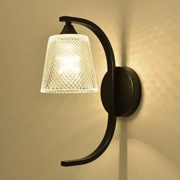 Modern Simple Glass Shade with Resin Bird 1-Light Wall Sconce Lamp - Image 12
