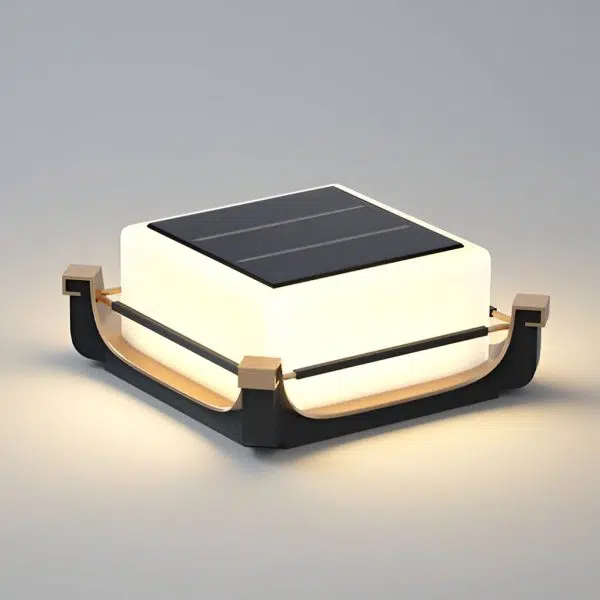 Waterproof LED Modern Solar Deck Post Lights Outdoor Fence Post Lights - Image 9