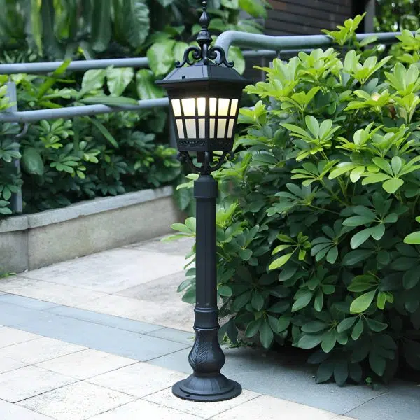 Outdoor Waterproof Aluminum Glass LED European Style Lawn Lamp Pathway Lights - Image 2
