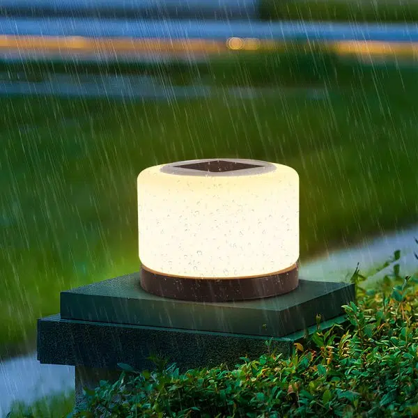 Modern 360?? Illumination Cylindrical LED Dimmable Post Lamp for Pillar Tops - Image 4