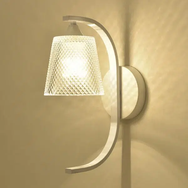 Modern Simple Glass Shade with Resin Bird 1-Light Wall Sconce Lamp - Image 13