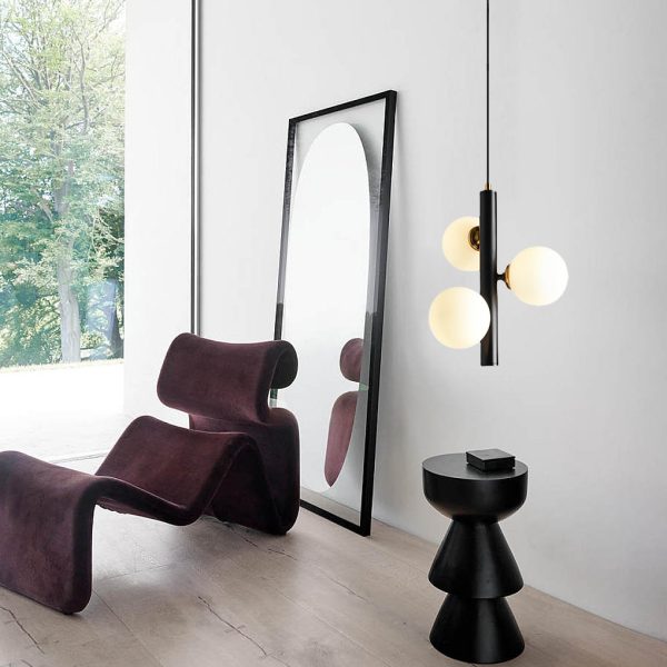3 Glass Balls LED Creative Personality Nordic Dining Room Chandelier Light - Image 2
