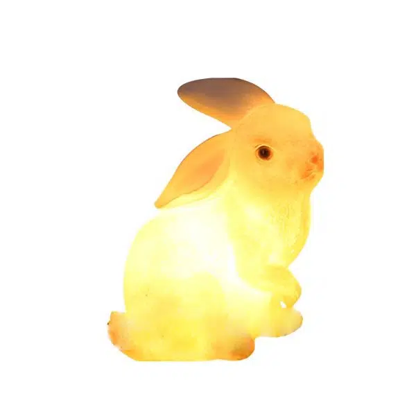 Resin and Fiberglass Rabbit Garden Lights Modern Waterproof Outdoor Lighting - Image 10