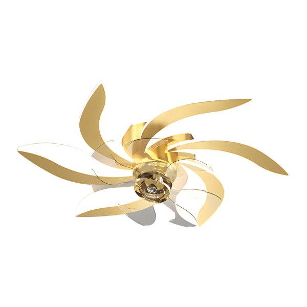 Flowers Leaves Shake Head 3 Step Dimming Modern Ceiling Fans with Light - Image 6