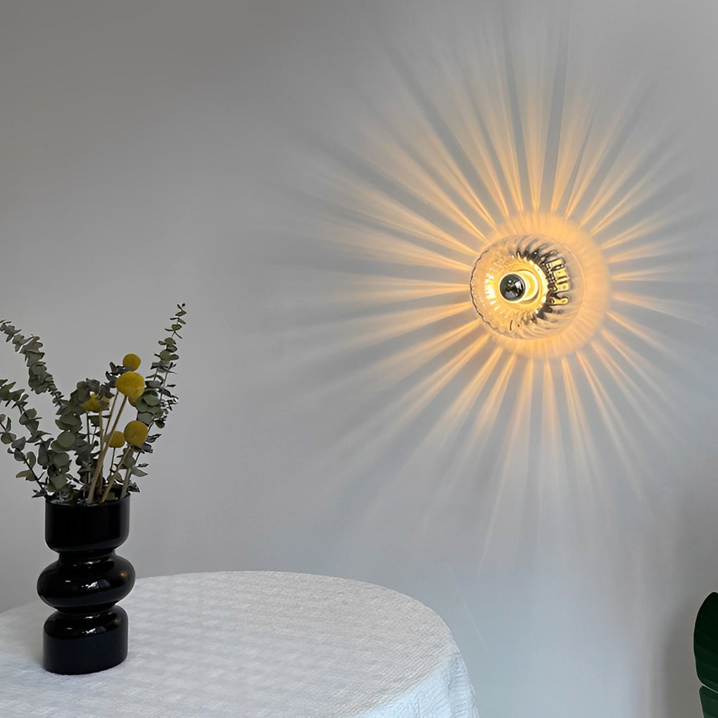 3-30afa553-1e42-4c60-983f-5733cdc79c87.jpg Round Art Creative Jellyfishs Glass Shade Simple Modern Wall Lights Fixture - Image 1