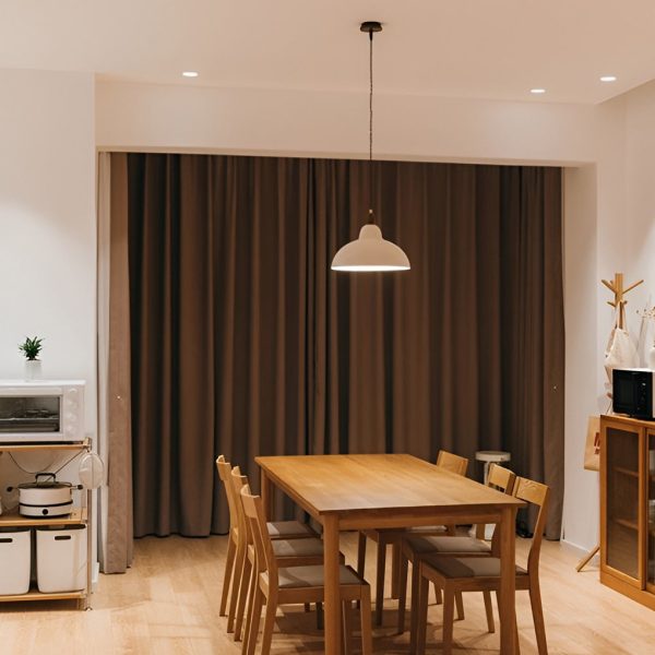 Round E27 12W White Nordic Pendant Light Hanging Lamp Chandelier - Image 6