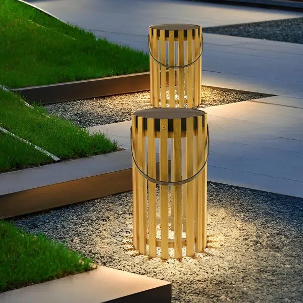 Portable Lantern Design Waterproof LED Modern Solar Outdoor Floor Lamp - Image 3