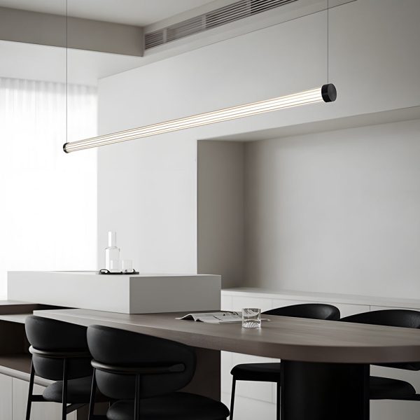 1-Light Glass Linear LED Island Pendant Light - Image 5