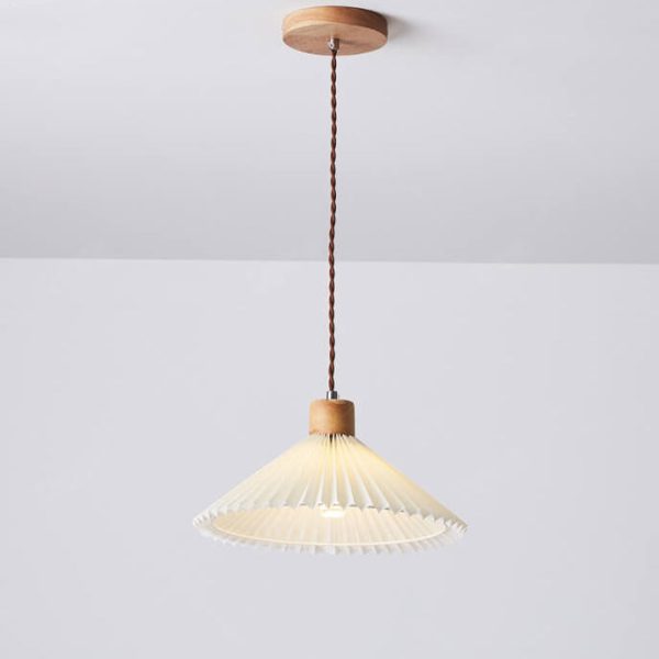 Nordic Minimalist Pleated Shade 1-Light Pendant Light - Image 16