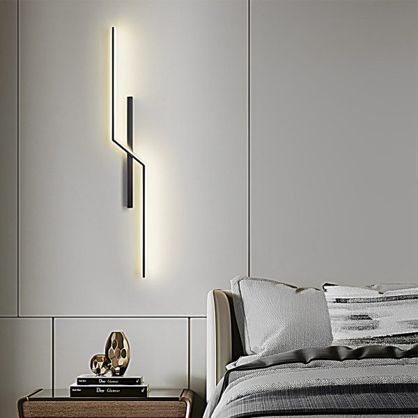 Lines Creative LED Modern Minimalist Wall Lamp Decorative Wall Sconces Lighting - Image 5