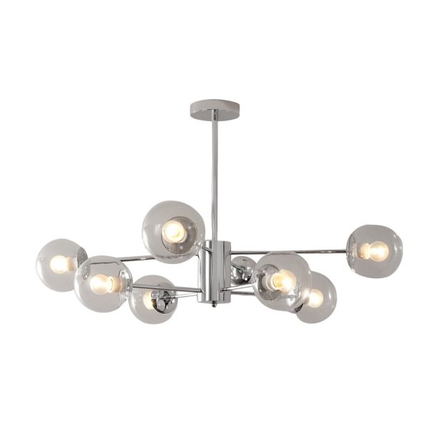 Molecular Lights Three Step Dimming Plating Glass Modern Chandeliers - Image 16