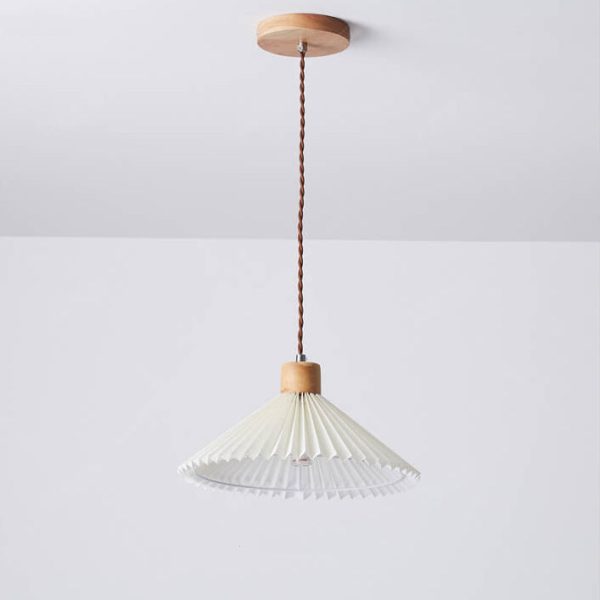 Nordic Minimalist Pleated Shade 1-Light Pendant Light - Image 17