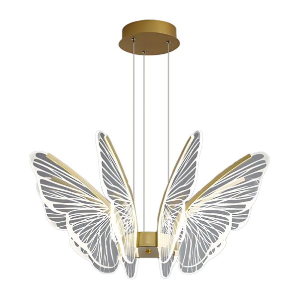 Butterflies LED Dimmable with Remote Control Modern Chandelier Hanging Lamp - Image 10