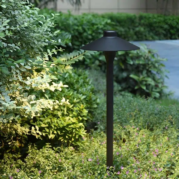 Mushroom Shaped Waterproof 7W LED Black Modern Outdoor Path Lights - Image 3