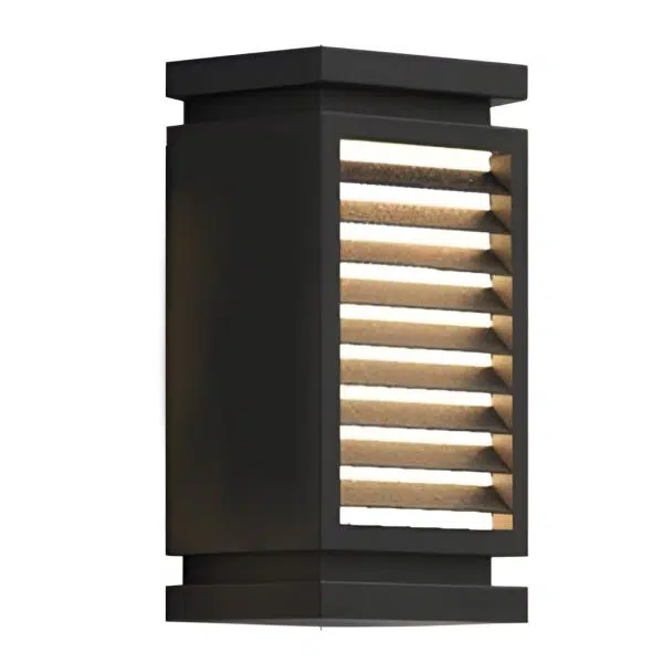 Sleek Stainless Steel LED Louvered Pathway Light Modern Waterproof Design - Image 10