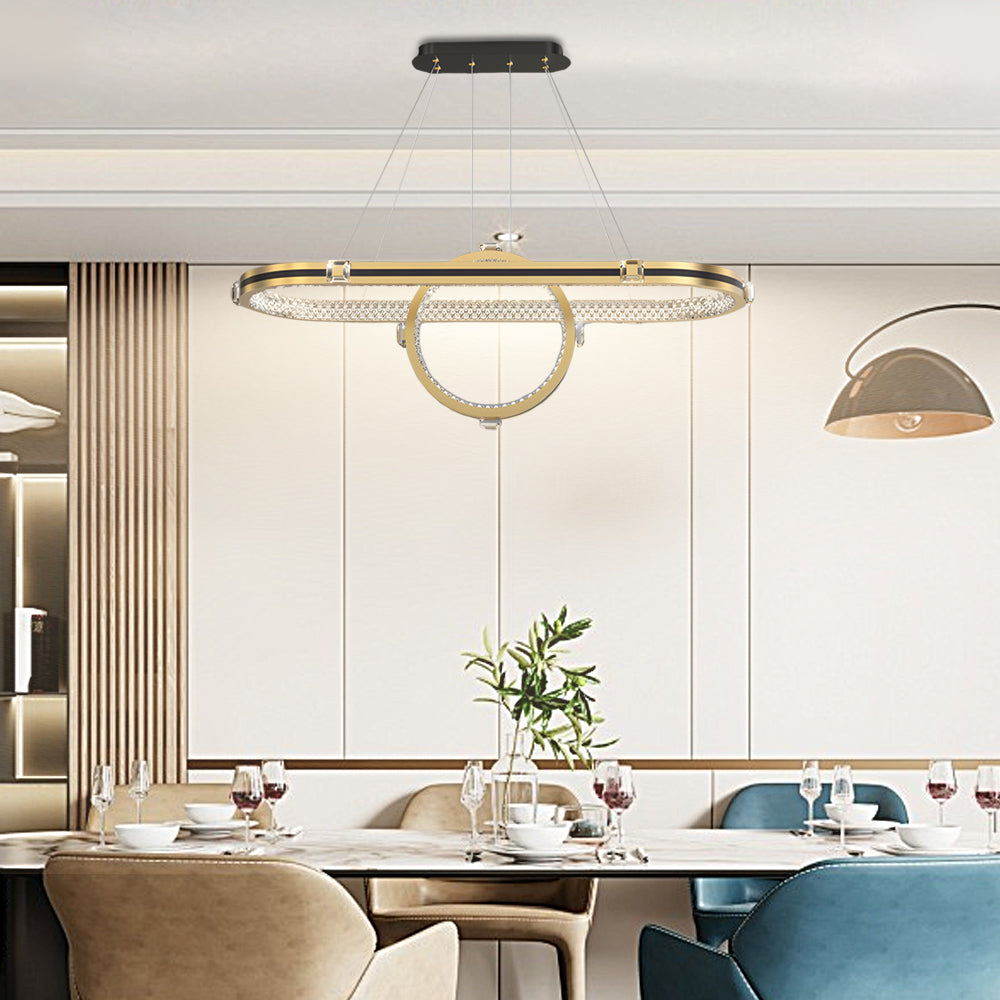 3-54950e83-2e52-4ba7-94fc-90fd09e1a695.jpg Long Oval Ring Luxury Three Step Dimming LED Modern Dining Room Chandelier - Image 1