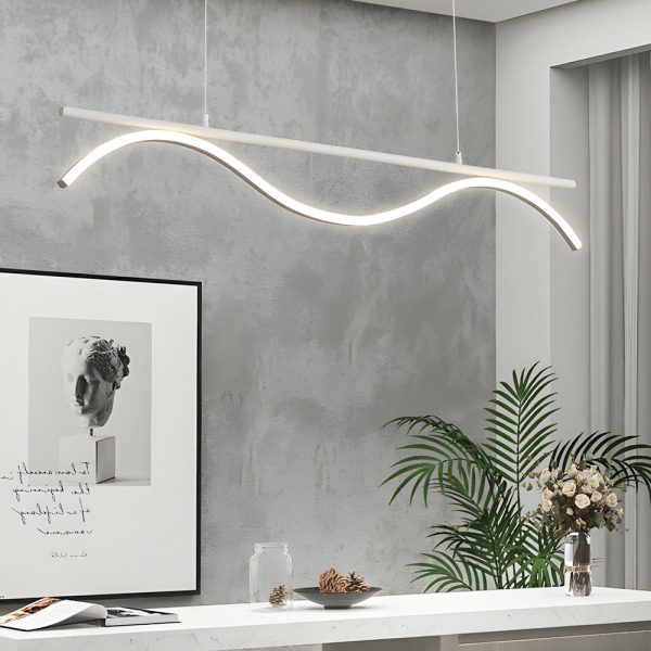 Linear Wave Design LED 1-Light Island Light - 47'' L - Image 6