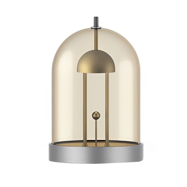 DIY Dome Detachable Smoked Glass Table Ambient Lamp - Image 6