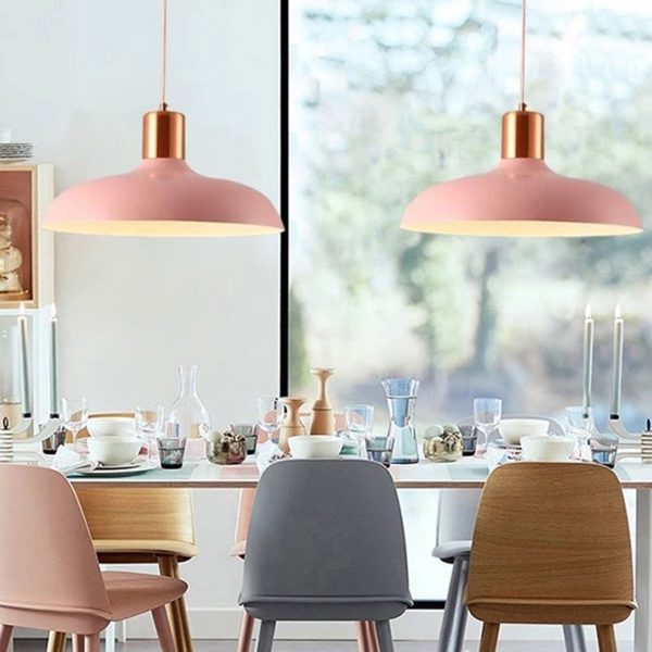 Nordic Creative Macaron Color 1-Light Pendant Light - Image 28