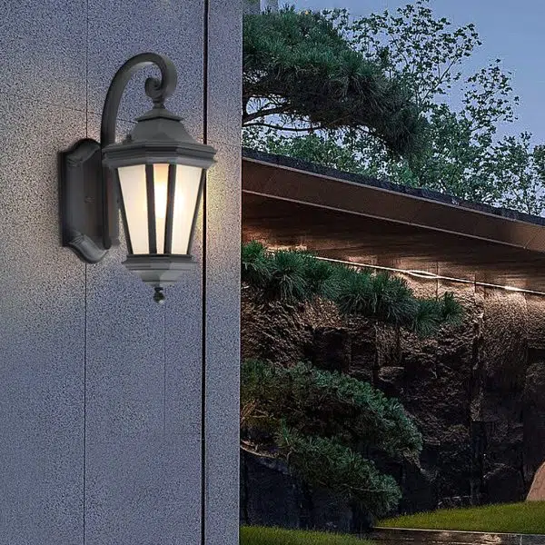 Minimalist Frosted Glass Waterproof European-Style Outdoor Wall Lamp - Image 4