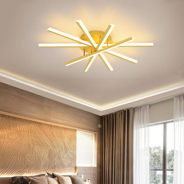 Nordic Creative Line 1-Light LED Semi-Flush Mount Ceiling Light - Image 18