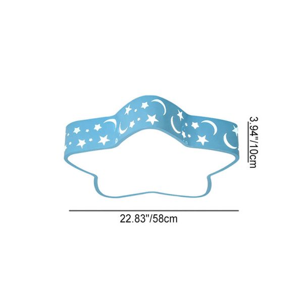 Cartoon Creative Star Shape LED Flush Mount Ceiling Light - Image 18