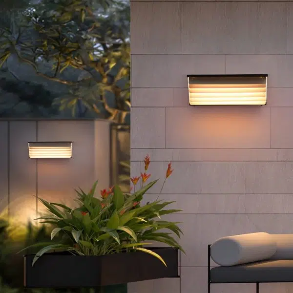 Creative Waterproof LED Modern Outdoor Wall Lamp Wall Sconce Lighting - Image 2