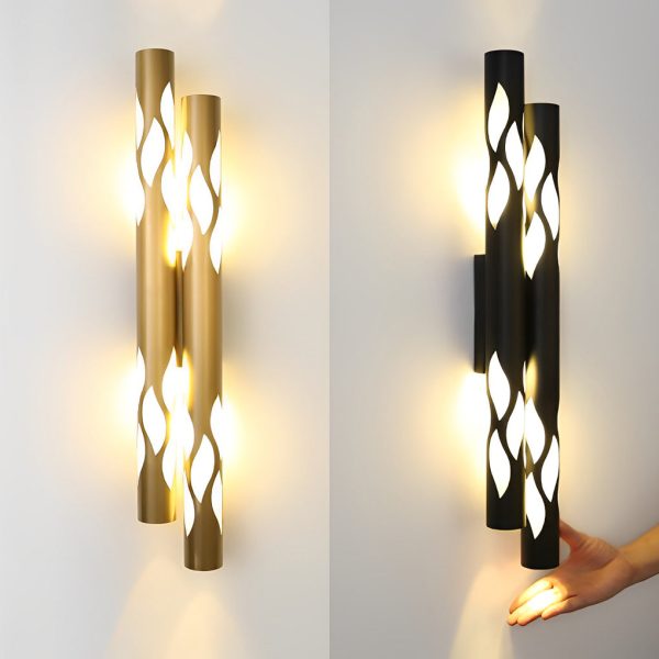 Flames Hollow Up And Down Lighting LED Nordic Wall Sconce Lighting - Image 6