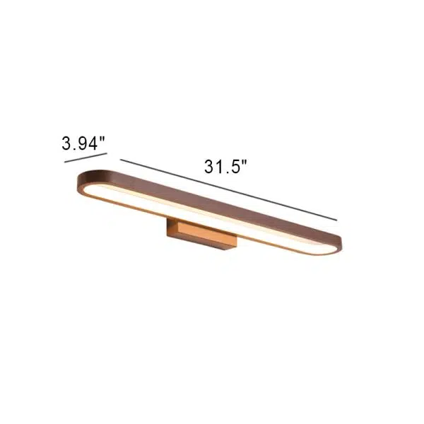 European Minimalist Circular Aluminum Vanity Light LED Mirror Front Wall Sconce Lamp - Image 13