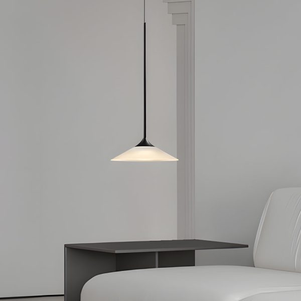 1-Light 5W LED Mini Cone Pendant Light with Acrylic Shade - Image 2