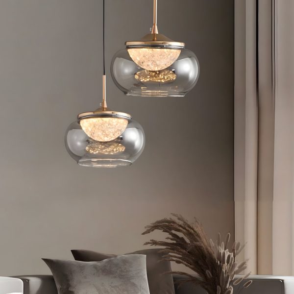 Candy Jar Glass Acrylic 3 Step Dimming Simple Nordic Pendant Lights - Image 2