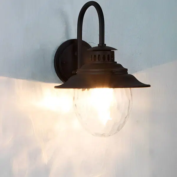 Creative Glass Metal LED Waterproof Modern Outdoor Wall Lamp Wall Sconce Lighting - Image 4