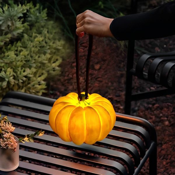 Portable Resin Pumpkin LED Waterproof USB Chargeable Outdoor Lights - Image 2