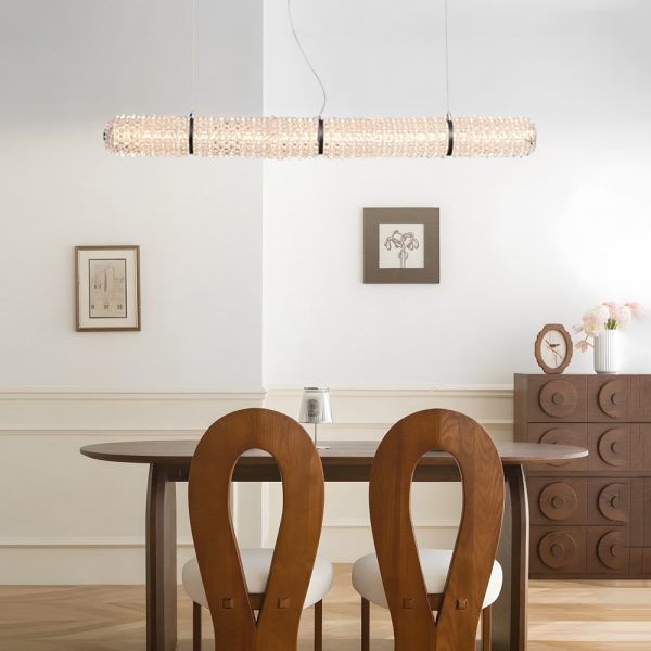 LED Crystal Linear Suspension Lamp Long Island Lighting - Image 4