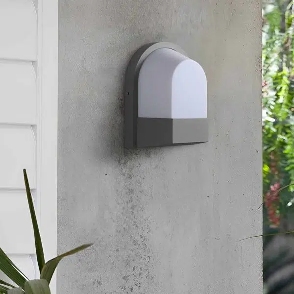 Minimalist Waterproof LED Dark Gray Modern Outdoor Wall Lamp Exterior Lights - Image 9