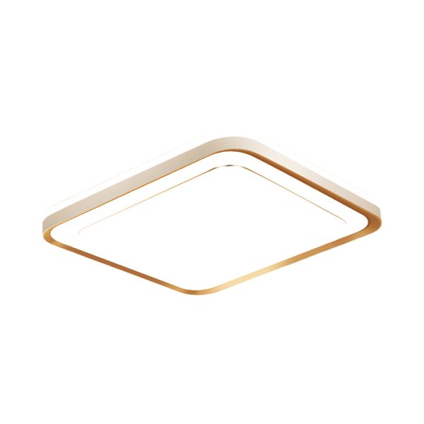 1-Light Rectangular LED Flush Mount Ceiling Light - Image 7
