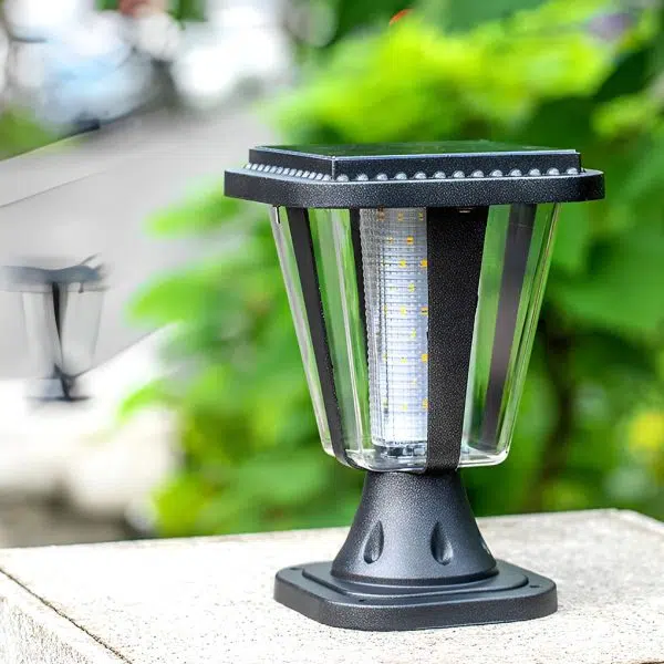 LED Waterproof Motion Sensor Light-control Modern Solar Post Caps Lights - Image 4
