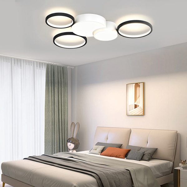 Multiple Circles LED Nordic Ceiling Lights Flush Mount Lighting - Image 2