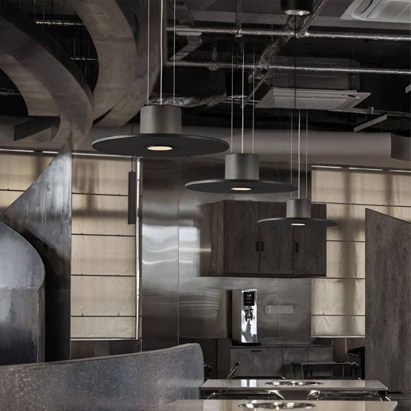 Round Plate Shaped LED Modern Pendant Light Hanging Lamp Island Lights - Image 8