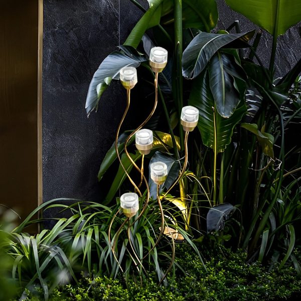 Outdoor Creative Flower Buds Decor Waterproof LED Modern Lawn Lights - Image 4