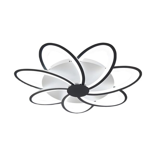 Modern Petal Flush Mount Light - Acrylic LED Flower Shape Ceiling Lamp - Image 13